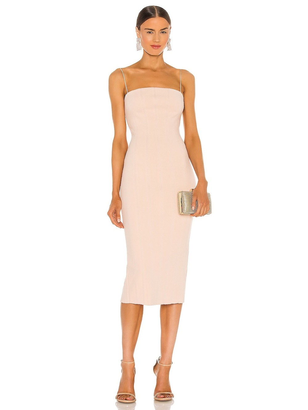 NWT MISHA x REVOLVE Irisa Dress in Nude
